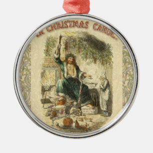 Ghost of Christmas Present Scrooge  Metal Tree Decoration