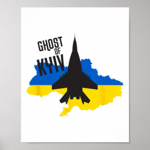 Ghost Of Kyiv - Mig 29 Fight Pilot Ace Of Ukraine Poster