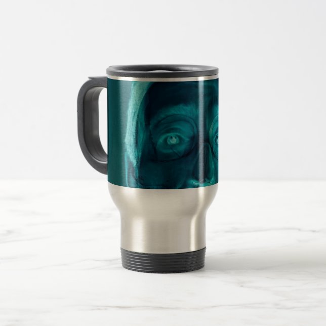 Ghost of my former self travel mug  (Front Left)