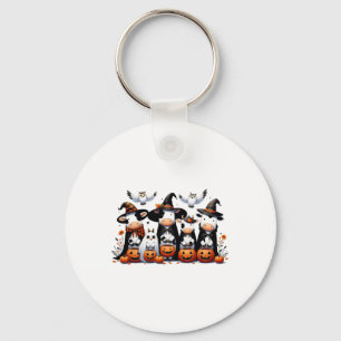 Ghost Owls Cows Halloween Animals Cow Lover Spooky Key Ring