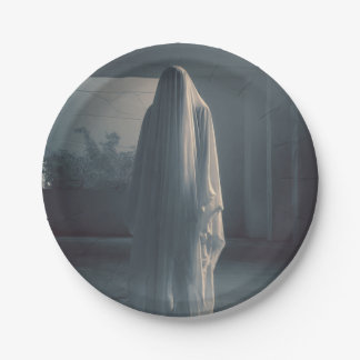 Ghost Paper Plate for Enjoying the Party