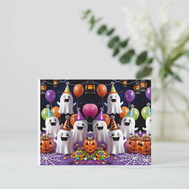 ghost party postcard (Standing Front)