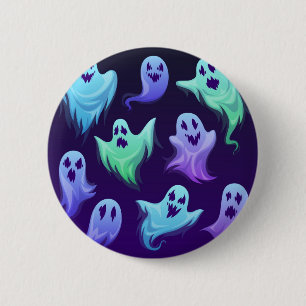 Ghost pattern 6 cm round badge
