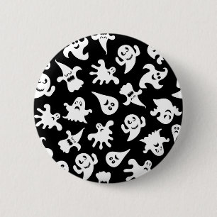Ghost pattern 6 cm round badge