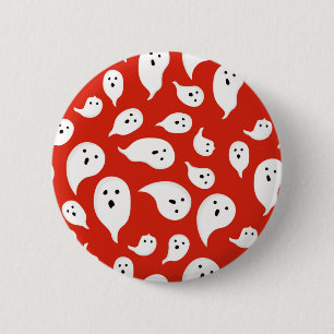 Ghost pattern 6 cm round badge