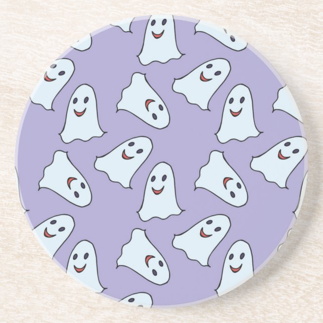 Ghost pattern coaster (Front)