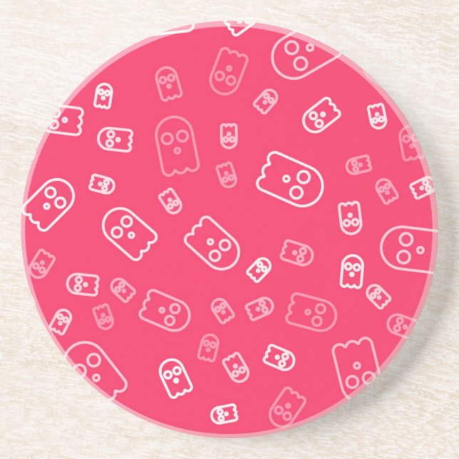 Ghost pattern coaster (Front)