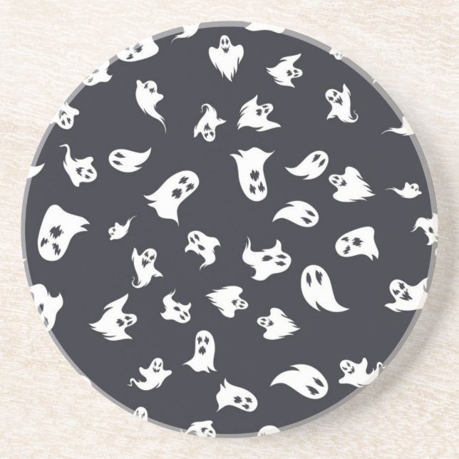 Ghost pattern coaster (Front)