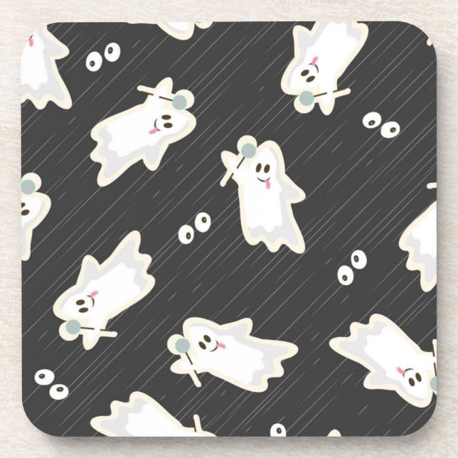Ghost pattern coaster (Front)