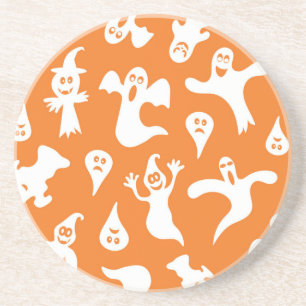 Ghost pattern coaster