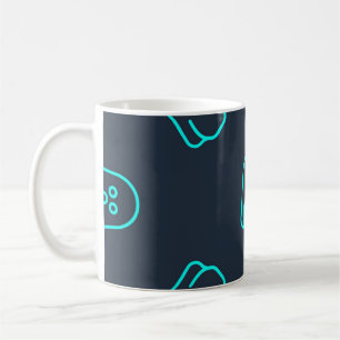 Ghost pattern coffee mug