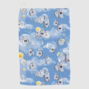 Ghost Pattern Golf Towel