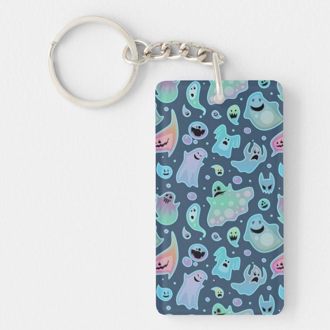 Ghost pattern key ring (Front)