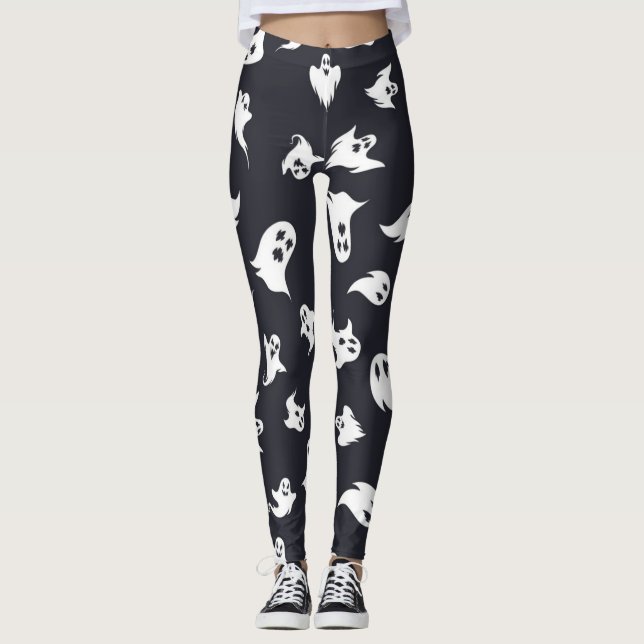Ghost pattern leggings (Front)