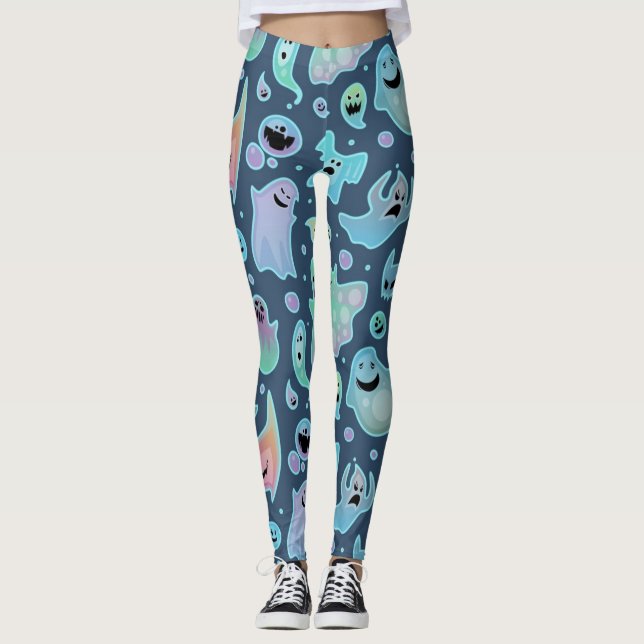 Ghost pattern leggings (Front)