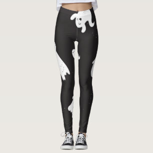 Ghost pattern leggings