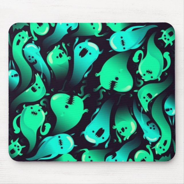 Ghost pattern mouse pad (Front)