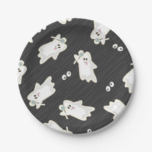 Ghost pattern paper plate