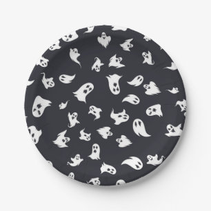 Ghost pattern paper plate