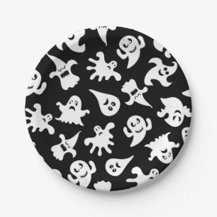 Ghost pattern paper plate