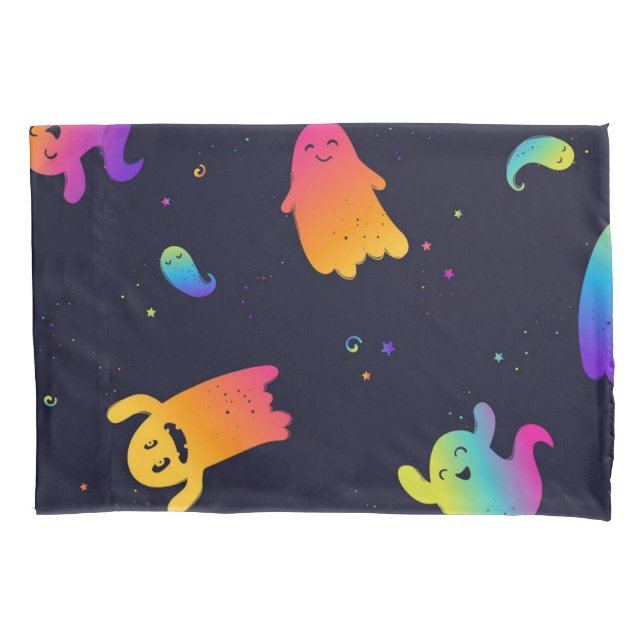 Ghost pattern pillowcase (Front)