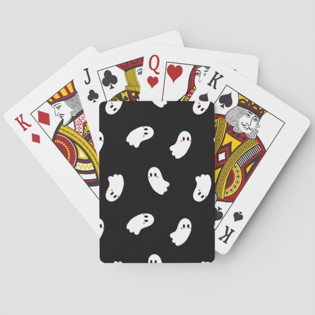 Ghost pattern playing cards (Back)