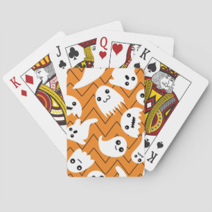 Ghost pattern playing cards