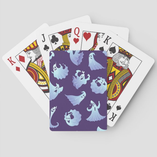 Ghost pattern playing cards (Back)
