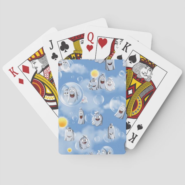 Ghost Pattern Playing Cards (Back)