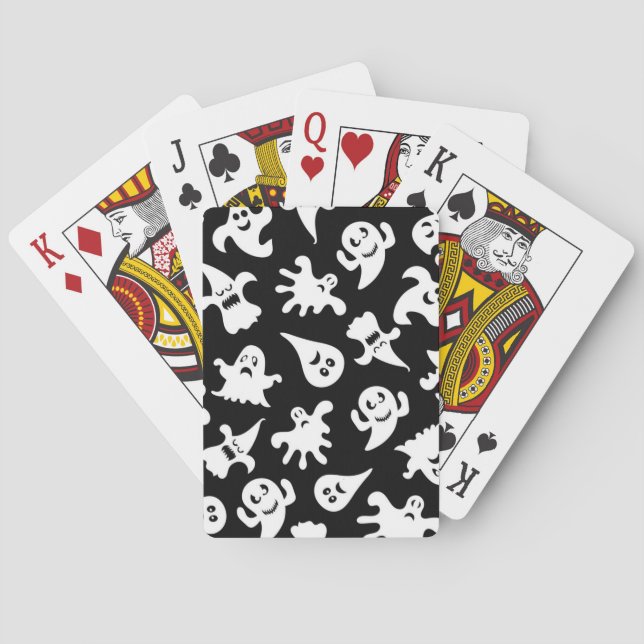 Ghost pattern playing cards (Back)
