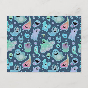 Ghost pattern postcard