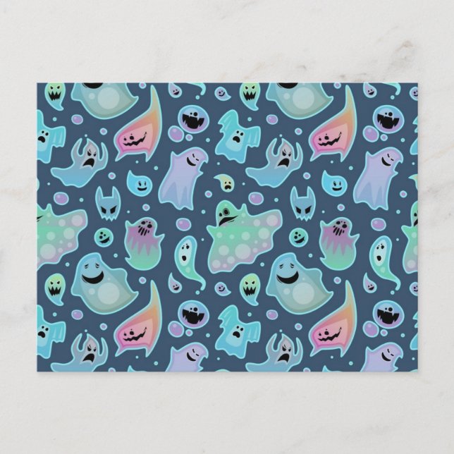 Ghost pattern postcard (Front)