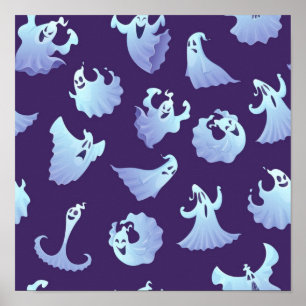 Ghost pattern poster