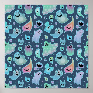 Ghost pattern poster