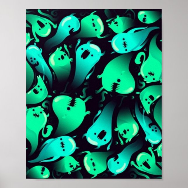 Ghost pattern poster (Front)
