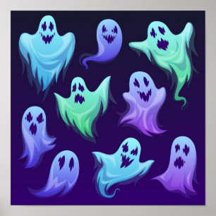 Ghost pattern poster