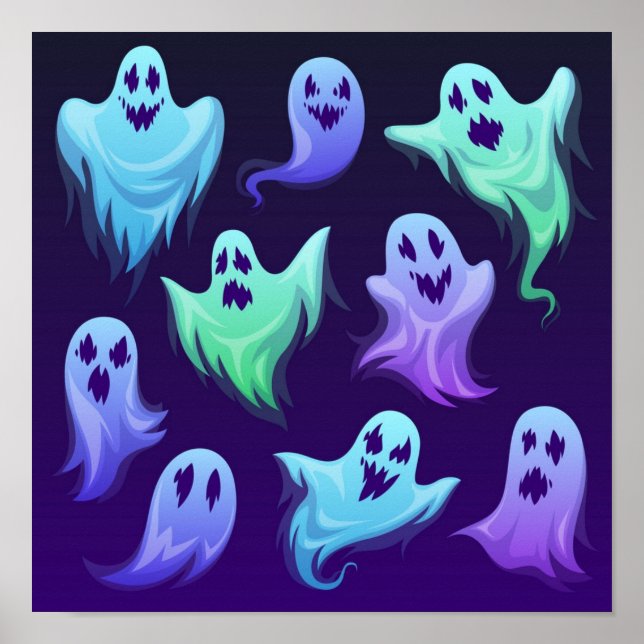 Ghost pattern poster (Front)