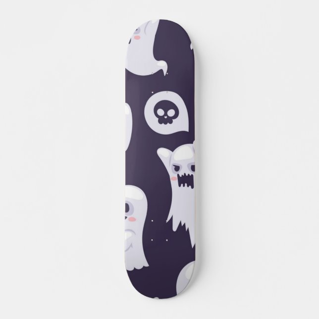 Ghost pattern skateboard (Front)