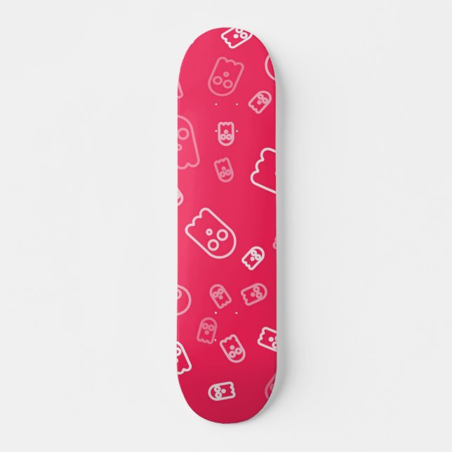 Ghost pattern skateboard (Front)