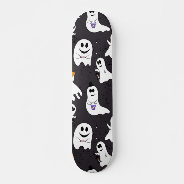Ghost pattern skateboard (Front)