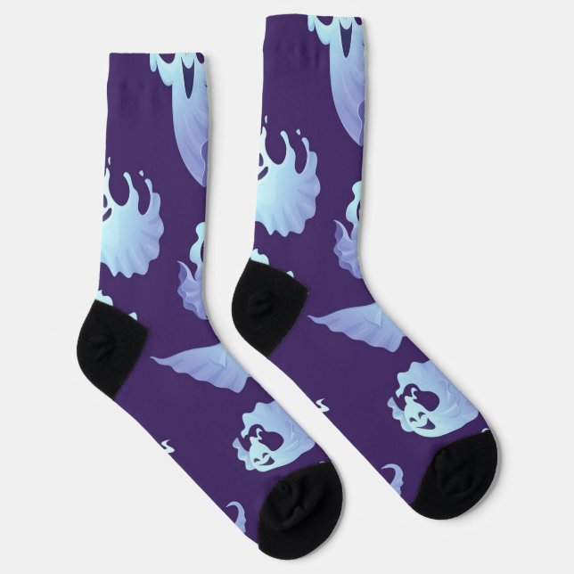 Ghost pattern socks (Right)