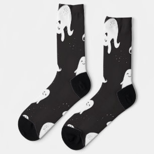 Ghost pattern socks