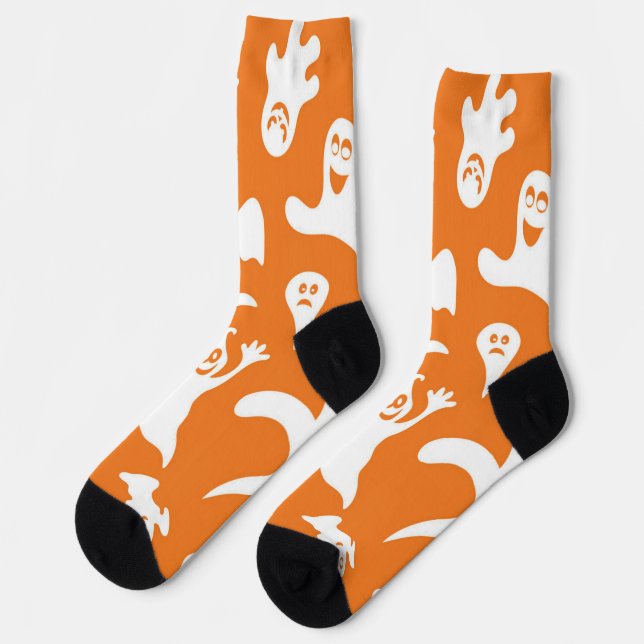 Ghost pattern socks (Left)