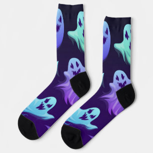 Ghost pattern socks
