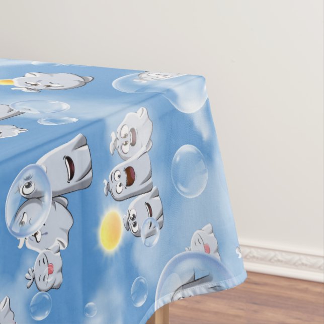 Ghost Pattern Tablecloth (In Situ)