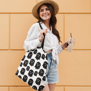 Ghost pattern tote bag