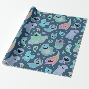 Ghost pattern wrapping paper