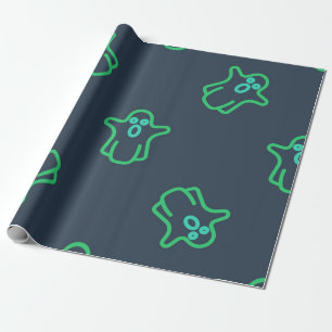 Ghost pattern wrapping paper
