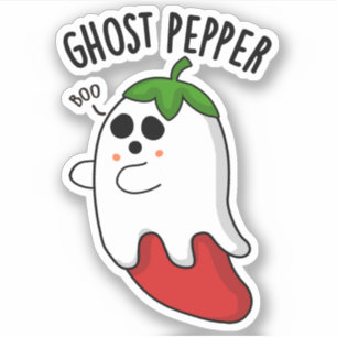 Ghost Pepper Funny Chilli Pun 