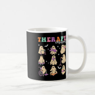 Ghost Physical Therapy Squad Slp Ot Pt Team Hallow Coffee Mug
